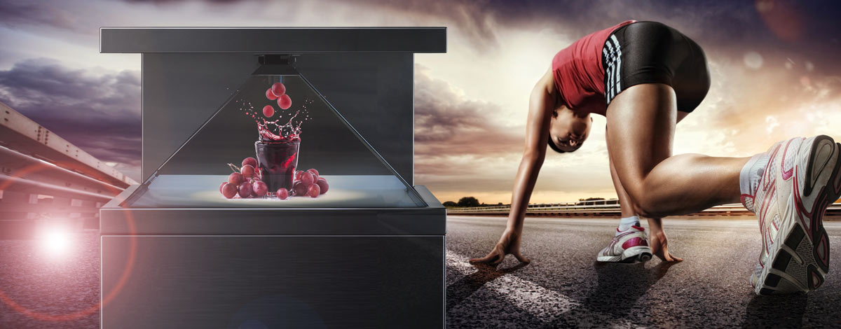 DREAMOC_HD3_Magic_Holo_Holographie_Display_mieten Fitness Sports - DREAMOC HD3