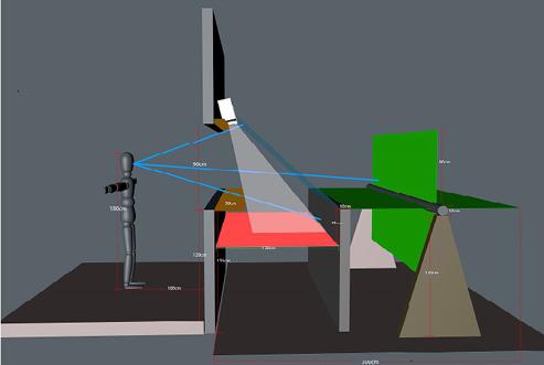 幻影成像结构示意图