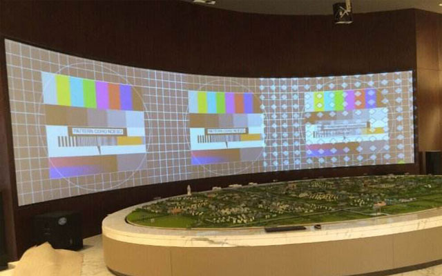 投影边缘融合前图片