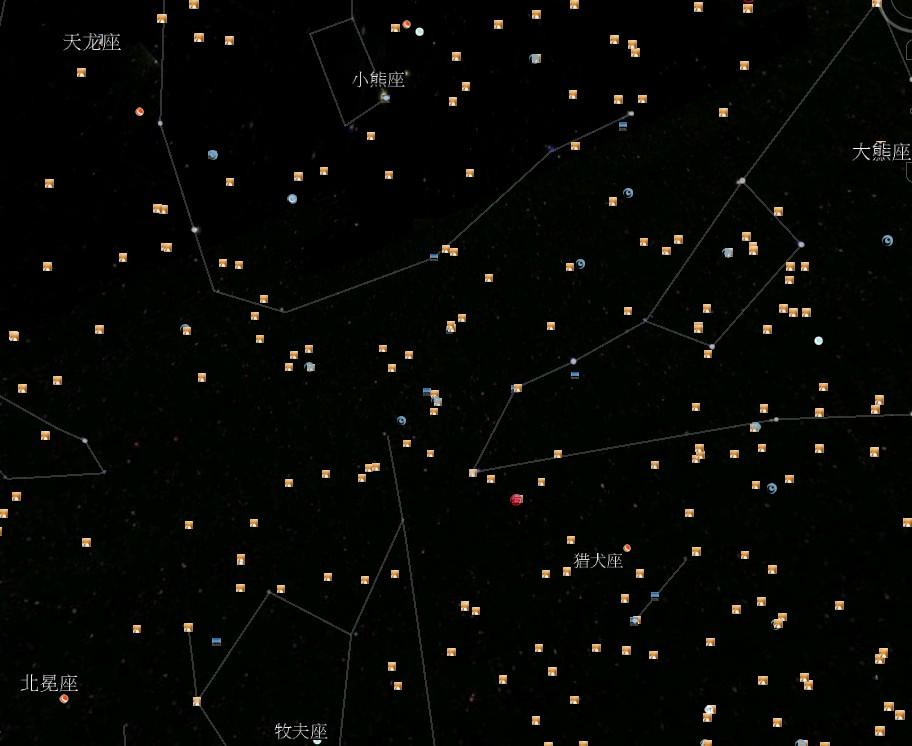 谷歌的星空地图