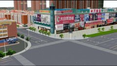 城市规划馆中的三维城市虚拟漫游系统
