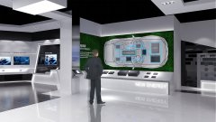 Hsae企业展厅新能源展示设计效果图