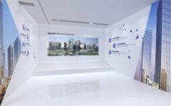 海前控股企业展厅大屏设计效果图