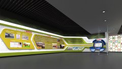 三宁化工企业展厅展板设计效果图