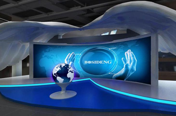 波司登企业展厅弧幕影院