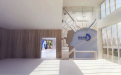 海前控股企业展厅查询屏设计效果图