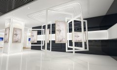 京东方企业展厅艺术造型设计效果图