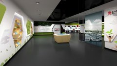 三宁化工企业展厅展板设计效果图